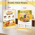 Enayplon 8.5 11, 12 Pack Acrylic Sign Holder x Double Sided Flyer Holder, Table Menu Holder Display Stand for Wedding