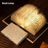 Light,3-Color 1200mAh Floral Print Book Book Lamp Book Lovers Gifts | Portable Foldable Paper Desk Lamp | Night Reading