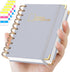 Lined Spiral Journal Notebook for Women Men, Small Pocket A6, 300 Pages, College Ruled Hardcover Notebooks for Work and