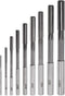 uxcell 9pcs Chucking Reamer Set, High Speed Steel H7 Tolerance, Straight Flute Milling Cutter for Lathe Machine
