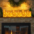 12Pcs Homemory Flameless Candles with Star String Fairy Lights, Flickering Battery Operated Candles, LED Fake Candles