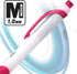 Pentel GlideWrite Ballpoint Pen with TechniFLO Ink, 1.0mm Medium Line, Assorted 14-Pk (BX910BP14M)