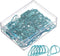 YOKIVE 100 Pcs Paper Clips, Drop-Shaped, Keep Desk Neat, Great for Art, Home, Daily Use (Blue, 1-Inch)