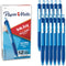 Paper Mate InkJoy 300RT Retractable Ballpoint Pens, Medium Point, Blue, Box of 12
