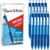 Paper Mate InkJoy 300RT Retractable Ballpoint Pens, Medium Point, Blue, Box of 12