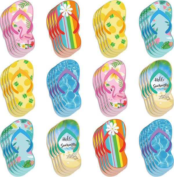Sabary Flip Flop Sticky Notes, Luau Party Favors, Hawaiian Note Pads, Summer Themed Colorful Flip Flop Notepads