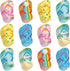 Sabary Flip Flop Sticky Notes, Luau Party Favors, Hawaiian Note Pads, Summer Themed Colorful Flip Flop Notepads