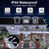 SFNDOU 2 Pack 8 66ft 200 Battery Operated String Lights Outdoor Indoor, Modes with Remote Timer Waterproof LED Twinkle