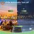 56FT(50+6) 27 G40 Bulbs, Dimmable addlon Solar String Lights Outdoor with Remote, Shatterproof Solar Powered & USB