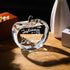 Movdyka Teacher Appreciation Crystal Apple Paperweight - Engraved Thank You Gifts for Retirement, Best Teacher Ever