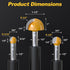 3PCS Set Set, 1/2 inch 5/8, 3/4, 1-1/2 inch Core Box Router Bit Precision, Durability, and Versatility in One