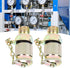 2Pcs Hydraulic Pressure Test Coupling Kit, High Pressure Hose Fitting for Hydraulic System Pressure Detection