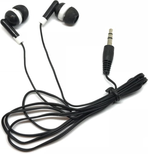 TFD Supplies Wholesale Bulk Earbuds Headphones 50 Pack for iPhone, Android, MP3
