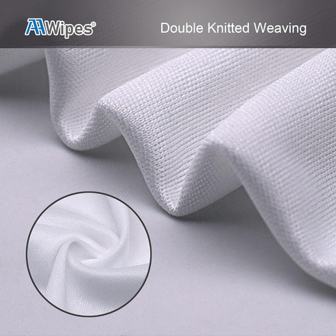 AAwipes Cleanroom Polyester Wipers 12"x12" (150 Pcs) Lint Free Cloths with Ultra-fine Filaments