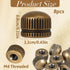 Zelphvt M4 8 Lights0.43 0.31in Screw Caps for Light Fixture Pcs Threaded Cap Nuts Ceiling Light Screw Cap Cover Lamp