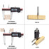 VINCA Digital Caliper, DCLA-1205, 0-12 Inch/300mm, Stainless Steel with Large LCD Screen