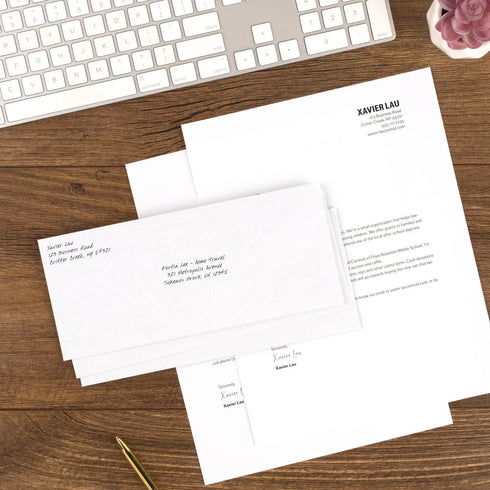 Mead Envelopes, Letter Size #10, Security Tinted Self Seal Envelopes, 4-1/8 x 9.5”, 200 per Pack (742020)