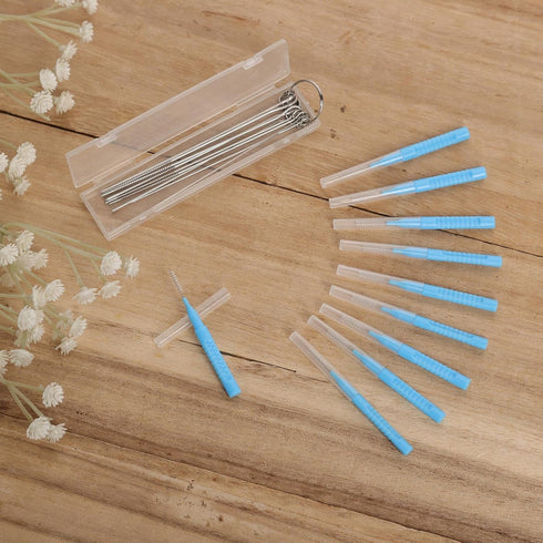 10pcs Shower Head Cleaning Tool, Cleaner Picks with 10 Anti-Clogging Brushes for Shower Head Nozzle