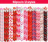 Valentine's Day Pencils for Kids Red Heart Pencils Bulk with Erasers 60 Pcs Valentines Wood Pencils for Goodie Bags Fillers Exchange Gifts School Classroom Rewards by Treasure Cove