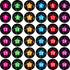 Outus 48 Pieces 4 Inch Classroom Floor Stickers, Number Carpet Markers Spots for Preschool and Kindergarten