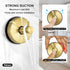2Pcs YOHOM Suction Cup Hooks for Shower Towel Holder Stainless Steel Vacuum Bathroom Shower Hook Suction Washcloth