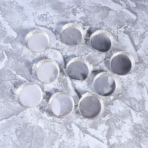 Baluue 30pcs Aluminum Weighing Boats, Foil Supplies Tray for Pan Storing Aluminium Dish Size Pans Weighing Measuring