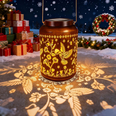 Viewpick Hummingbird Hummingbird Solar Lanterns Outdoor Waterproof Garden Decor Birthday Gifts for Women Mom Grandma
