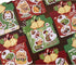 MOZXIRZ 4 Pack Cute Sticky Notes Cartoon Christmas Sticky Memo Pads Kawaii Small Self-Stick Memo Note Pad Office School