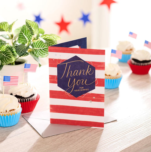 Veteran Appreciation Thank You Card - Gratitude & Admiration