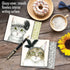 The Best Card Company 12 Beautiful Blank Note Cards Bulk - 4 x 5.12 Inch (4 Designs, 3 Each)