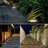 Gmalos 10W 2700K 12/24V IP67 2 Pack Low Voltage Landscape Lighting: Warm White LED Well Lights, Outdoor In-Ground