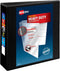 Avery Heavy-Duty 3 Ring Binder, 3 Inch One Touch Slant Rings, 1 Black Binder, 3.5" Spine (79100)