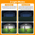 21W Sensor,2500LM, 5000K Daylight,IP65 2 LUTEC Plug in Motion Sensor Light Outdoor, Flood Lights Outdoor Motion
