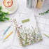 Vintage Wildflower Spiral Journal Notebook, 80 Sheets A5 Retro Floral College Ruled with Twin-Wire Binding