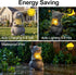 PETAFLOP Solar Cat Garden Statue Decor with Sunflower, Birthday Housewarming Gifts for Mom Grandma Women Cats Lover