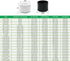15/64" (5.7mm) (30PCS) EASYEAH Silicone Chair Leg Floor Protectors, Rubber Chair Leg Caps, Non-Slip Furniture Pads