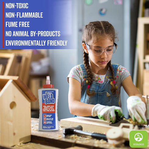 2-Pack Non-Toxic Multi-Surface Glue, 5.4oz / 160ml, Bonds Most Anything! Use for Wood, Glass, Mosaic, Pottery, Jewelry