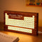 Ammonite Wooden Periodic Table Desk Lamp, USB Powered Element Block LED Warm