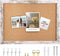 Decorative Hanging Cork Board, Framed Bulletin Board for Walls, Vision Board for School Home Kitchen Office