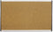 Quartet Bulletin Board, 30" x 18", Corkboard, Aluminum Frame, Tan (ARCB3018)