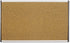 Quartet Bulletin Board, 30" x 18", Corkboard, Aluminum Frame, Tan (ARCB3018)