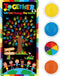 71 x 35 Inch Diversity Door Cover DIY Colorful Handprint Craft with