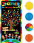 71 x 35 Inch Diversity Door Cover DIY Colorful Handprint Craft with