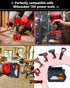 Adapter for Ridgid AEG 18V Battery to Milwaukee M18 Cordless Tools, Use for Ridgid 18V Platform Batteries