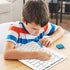 SCRIBBLEDO 5 Pack Dry Erase Multiplication Chart White Board, 9" x 12" Double Sided Times Table Math Manipulatives for
