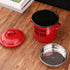 Generic Double Handle Bacon Grease Container with Strainer & Spoon, Dishwasher Safe Kitchen Gadget, Can for Collecting