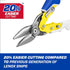 LENOX TOOLS Pliers, Straight Aviation Snips with Durable Grip (LXHT14340)