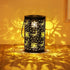 Outdoor Solar Lanterns Garden Tangled Decor Hanging Waterproof Metal Solar Lights with Ramadan Sun Star Moon Decorative
