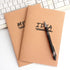 ZZTX 4 Pack Blank Kraft Notebooks, A5 Travel Journal Set for Drawing Writing Doodling