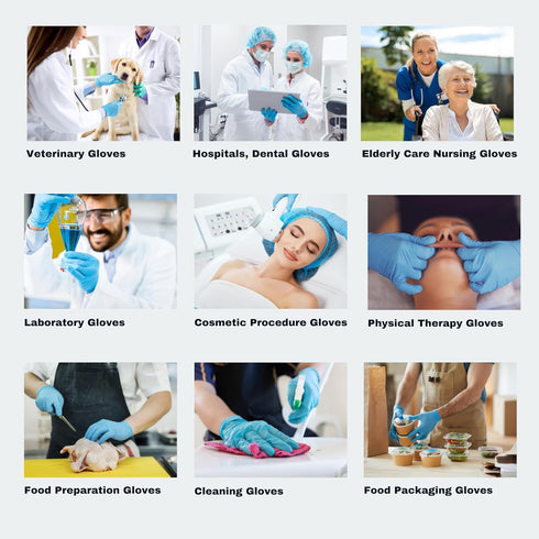 CORE Gloves 3-6 Nitrile Exam medical Gloves,Powder & Latex Free, Chemo, Fentanyl- mil - medical, hospital, box/case